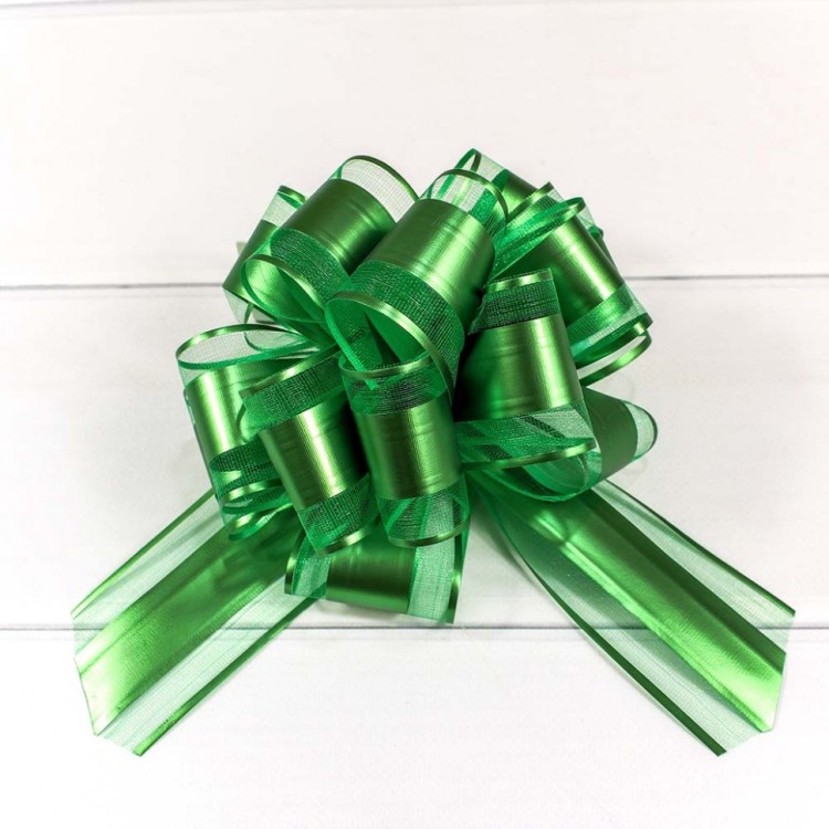 000524-50 Бант-шар "Ажурный" с органзой 5 см 1/50 1/1000