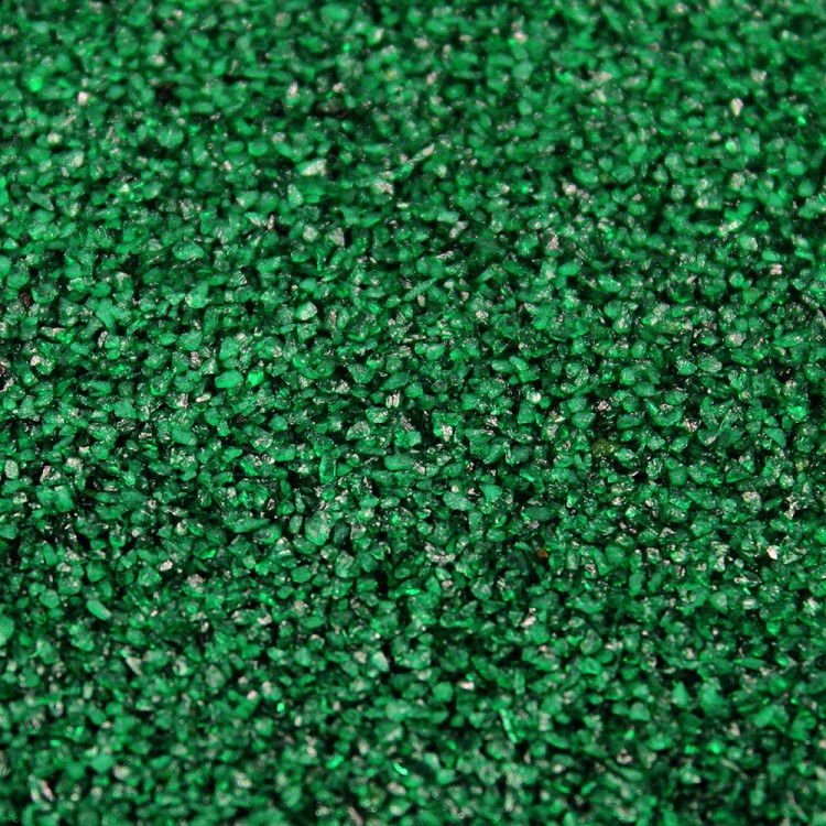 301527080918 Песок цветной темно-зел.(кварцевая крошка, фракция 0,5-1 мм) вес: 800г объем: 650мл
