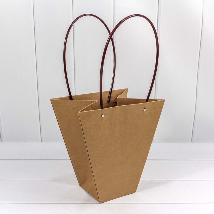 000171K Крафт сумка для цветов 25*24*11 см натуральный 1/10 1/80 000171K Крафт сумка для цветов 25*24*11 см натуральный 1/10 1/80