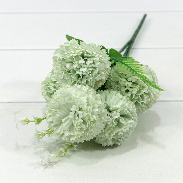 303-05-02/07 Искусственные цветы Хризантема Зелёный 1/2