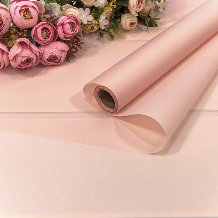 1657/5015 Плёнка 0,58*10м 280г матовая однотонная 55мкм Серо-розовый 1/30 1657/5015 Плёнка 0,58*10м 280г матовая однотонная 55мкм Серо-розовый 1/30