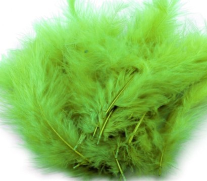 1501-4979 Перья декоративные Зеленые 10см 30шт/G