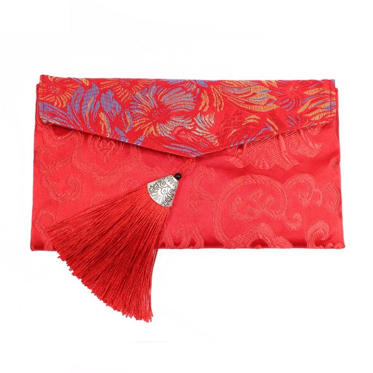 104052 Кошелек 10,5*19 см красный