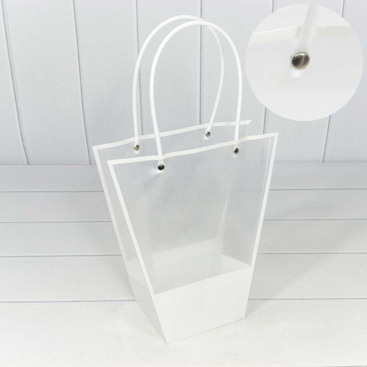 000175K/1 Пакет пластиковый "Ваза для цветов" 24*26*11 Белый 1/10 1/200