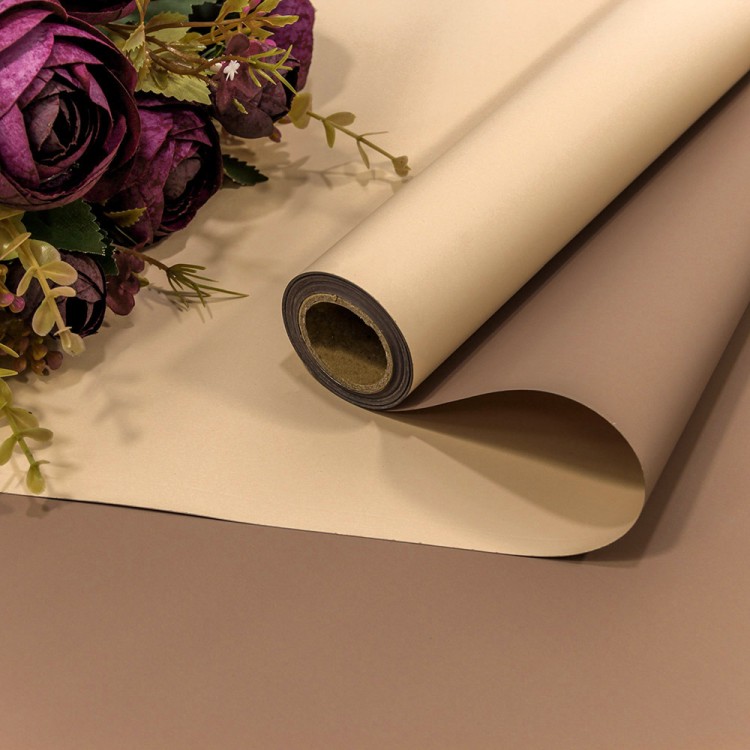 1604/2310 Пленка 0,58*10м матовая двухсторонняя 65мкм Серовато-Бежевый Бледно-Коричневый 1/30 1604/2310 Пленка 0,58*10м матовая двухсторонняя 65мкм Серовато-Бежевый Бледно-Коричневый 1/30