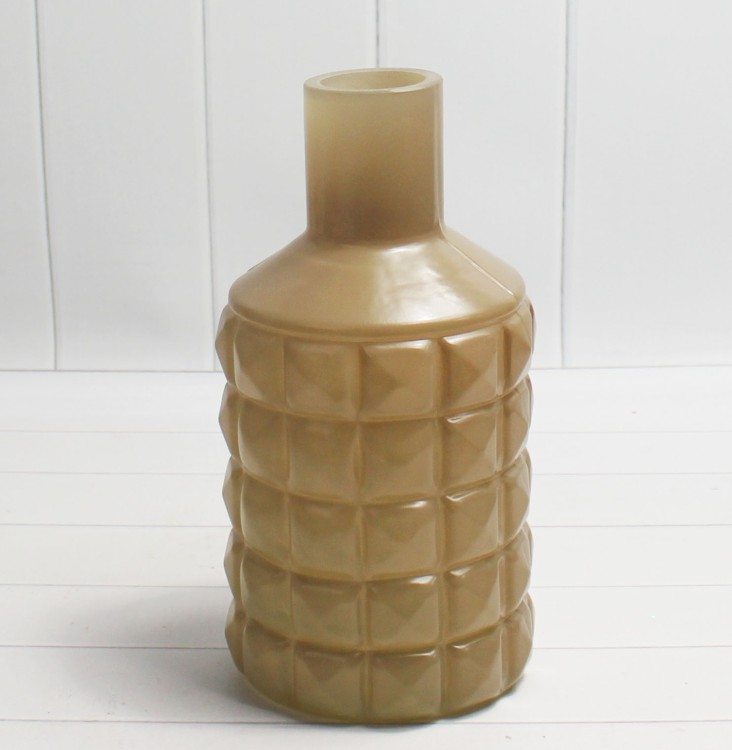 2712062568 АЛЬМАТУС-карамель АЛЬХЕС ваза Н-225 1,25л декоративная с текстурой малая