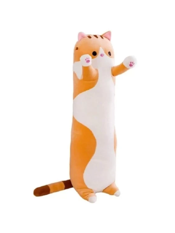 HY309009503K Мягкая игрушка Кот Сосиска модель Y09503 Светло-Коричневый размер 90см