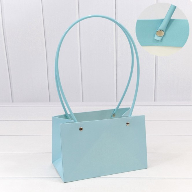 000171GA/14 Пакет подарочный "Ваза для цветов" 19*12*10,5 Голубой 1/10 1/150 000171GA/14 Пакет подарочный "Ваза для цветов" 19*12*10,5 Голубой 1/10 1/150