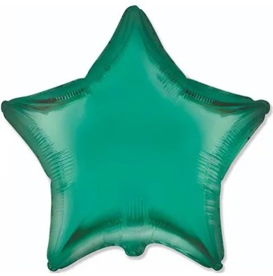 1204-1505 Шар звезда 45см Сатин Green