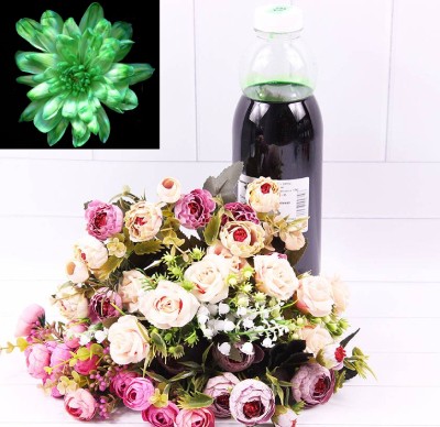 1400005 Краска для живых цветов Зелёная 1 л 1/1 