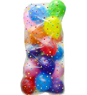 1302-1173 Пакет для надутых шаров с рисунком Точки 1302-1173 Пакет для надутых шаров с рисунком Точки