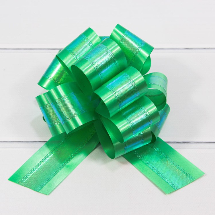 000532-50 Бант-шар 5 см с перламутровой лентой (микс) 1/50 1/1500