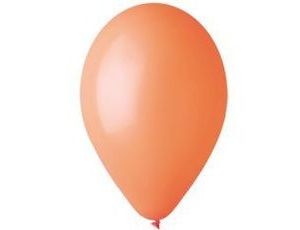 1102-0417 Шарики воздушные из латекса 5"/04 Пастель Orange (100 шт.)