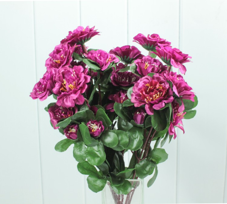 212-02-05 Искусственные цветы Азалия 35см Розовый 1/2