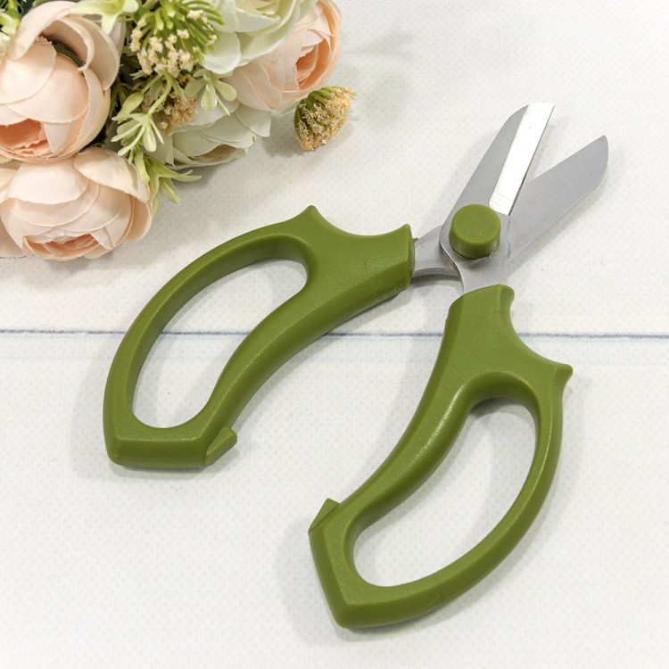 1037/6 Ножницы флористические 17,5см Зеленый 1/12 1/240
