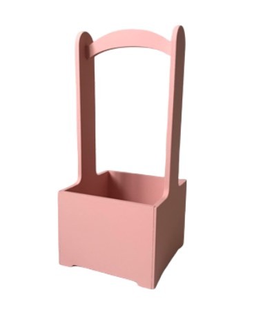 0010458 Ящик для декора 14*14*30 Пудровый 0010458 Ящик для декора 14*14*30 Пудровый