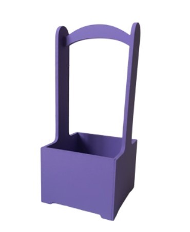 0010447 Ящик для декора 14*14*30 Фиолетовый 0010447 Ящик для декора 14*14*30 Фиолетовый