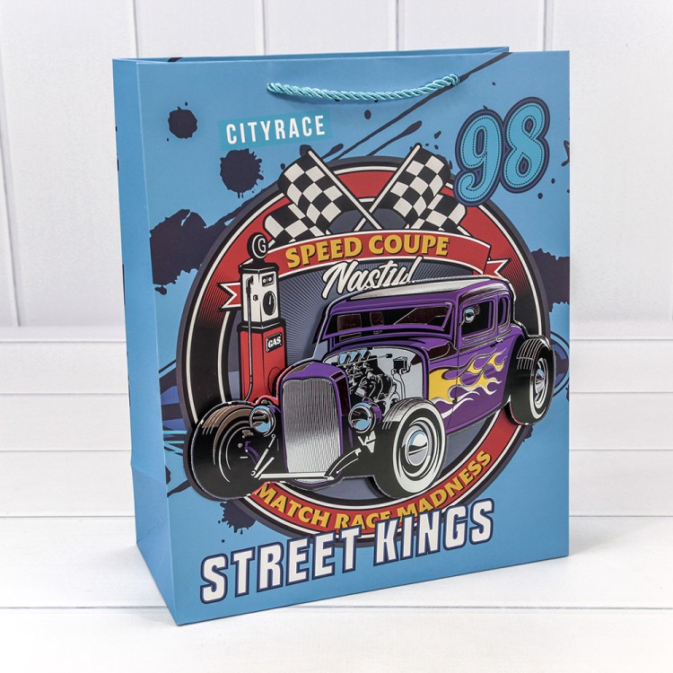 000266C	Пакет подарочный с 3D аппликацией "Детский" (микс 266) 26*32*12 210г 1/20 1/240