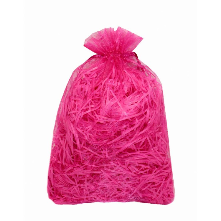 000801-8A Мешочки из органзы 30*40 см однотонные малиновый 1/100 1/2000