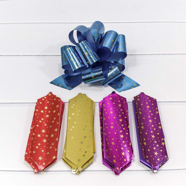 000536-50 Бант-шар 5 см "Звёздочки" 1/50 1/3000